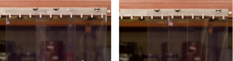 Standard Clear PVC Strip Curtains – QuickMount System, Durable, Transparent, Easy-Fit for Doors & Workspaces - Image 4