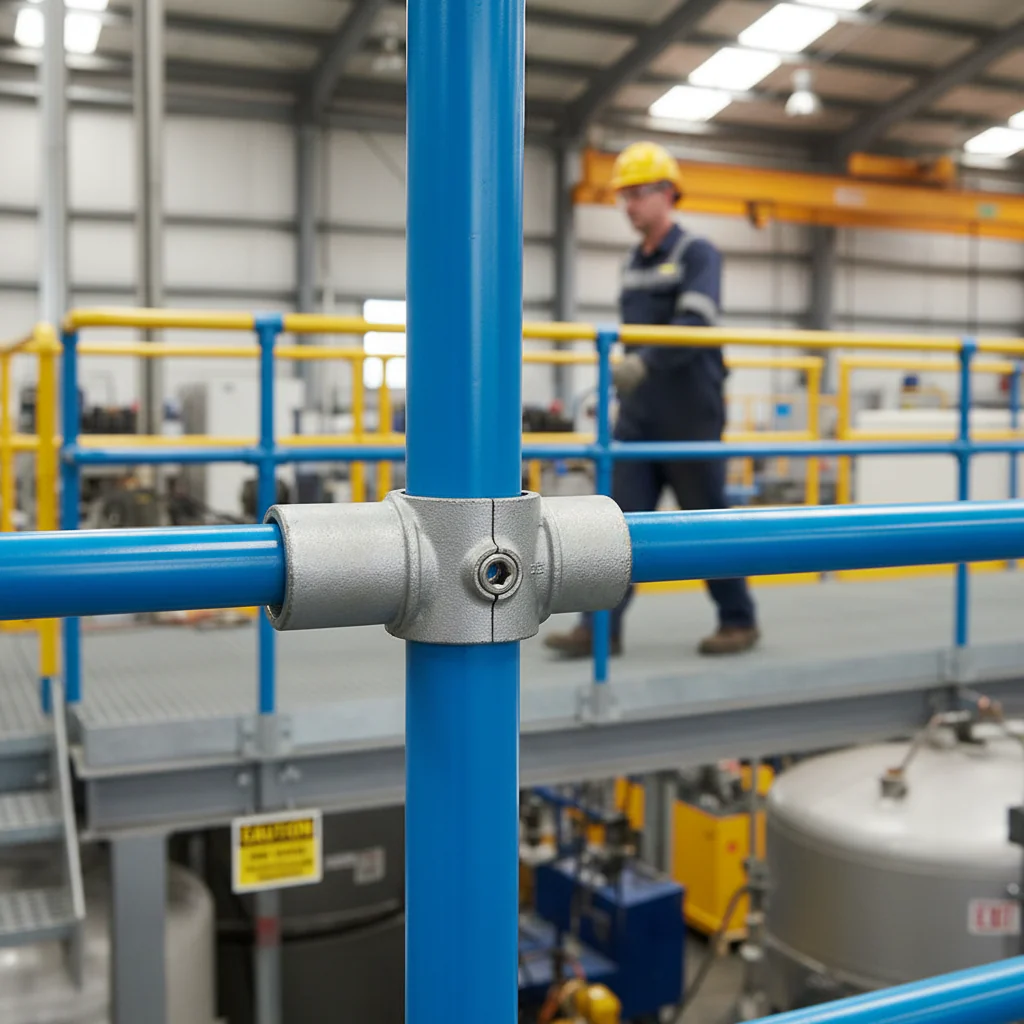 Professional Internal Swivel Tee 90° for 48.3mm Tube - Heavy Duty Connection for Versatile Applications - Image 2