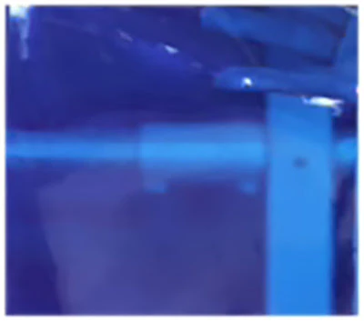 Transparent Blue PVC Strip Curtains – Hook-On Creative Interior Kit for Offices, Studios & Workspaces - Image 3