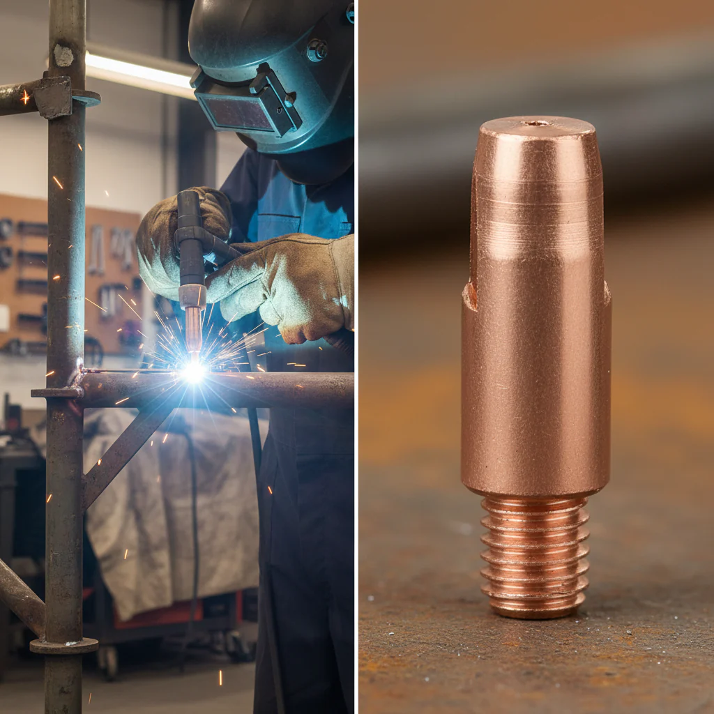 Premium Welding Contact Tip M6 x 28mm for 1.2mm Wire - High-Performance Replacement Part